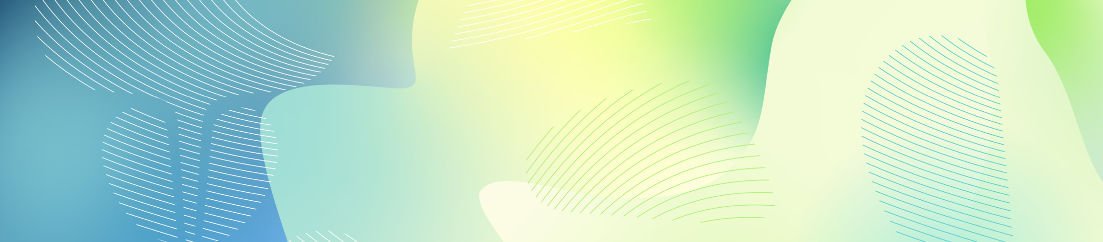 Ein farbiger Verlauf mit Elementen aus Grün und Blau